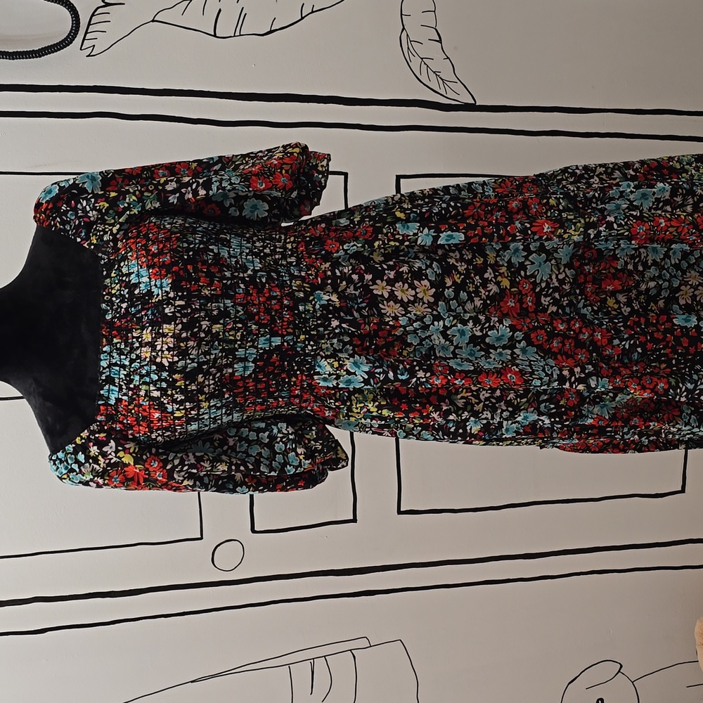 Fashion Flowered long dress